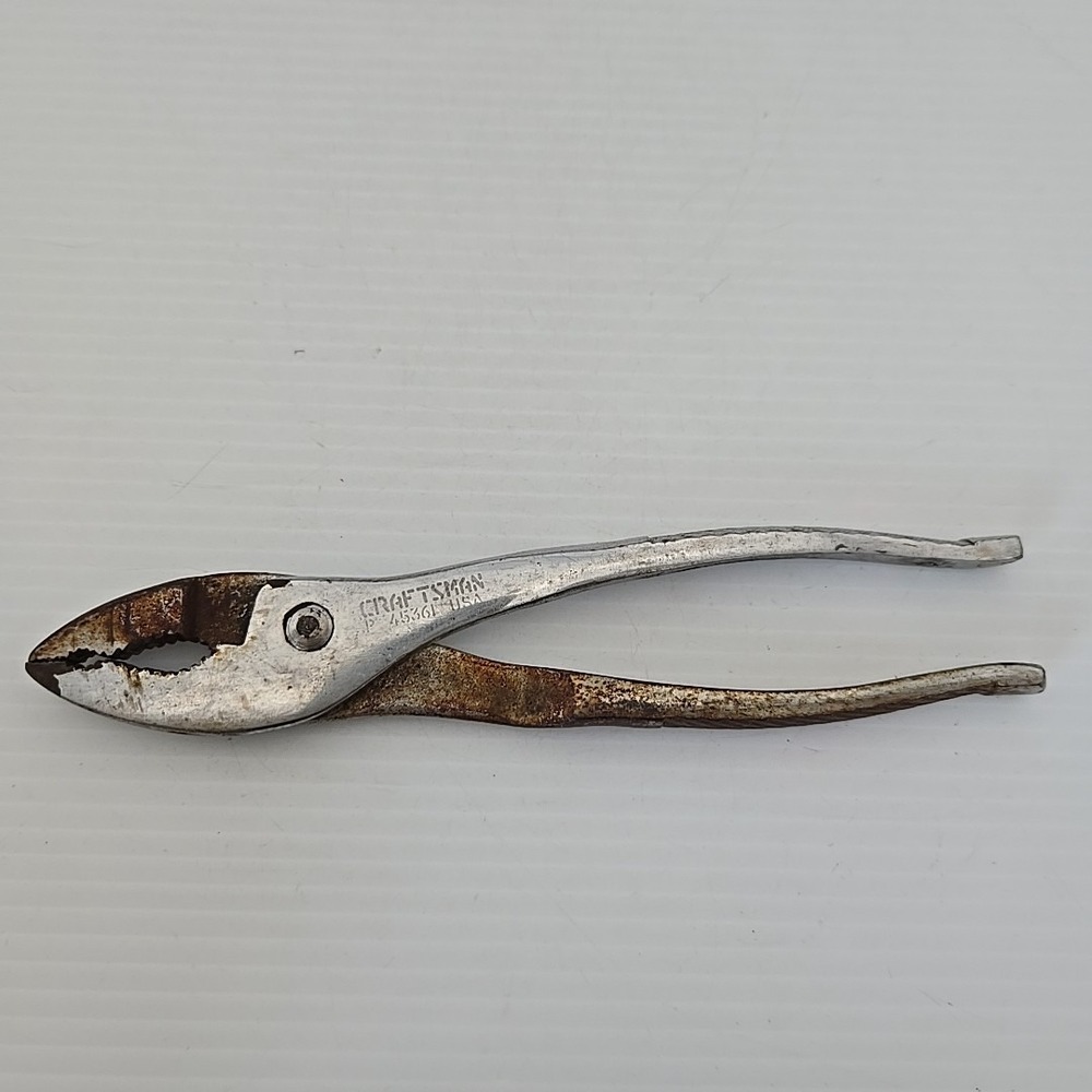 Craftsman P 45361 Made In The USA Slip Joint Pliers Vintage
